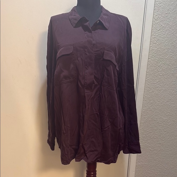 J. Jill Tops - J. Jill Purple Button Down Shirt Top